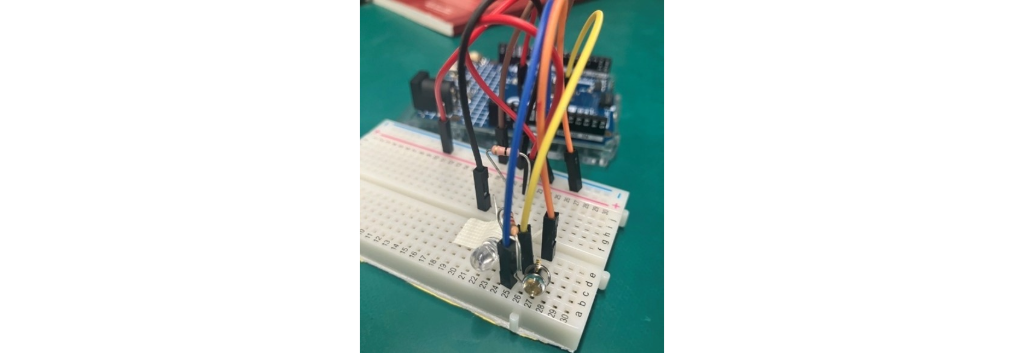 赤外線センサーのテスト回路