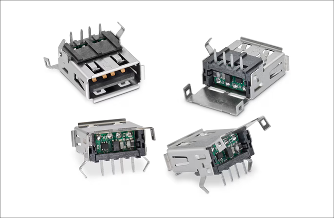 "WE-EPLE USB 2.0 A Connector"