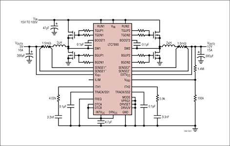 LTC7890ブロック図