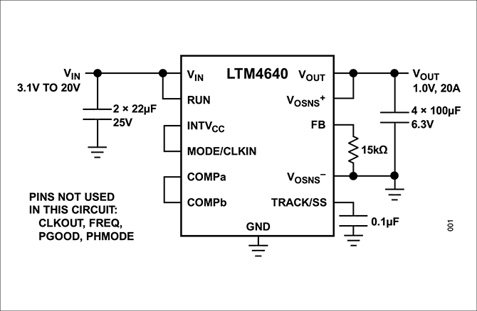 LTM4640ブロック図