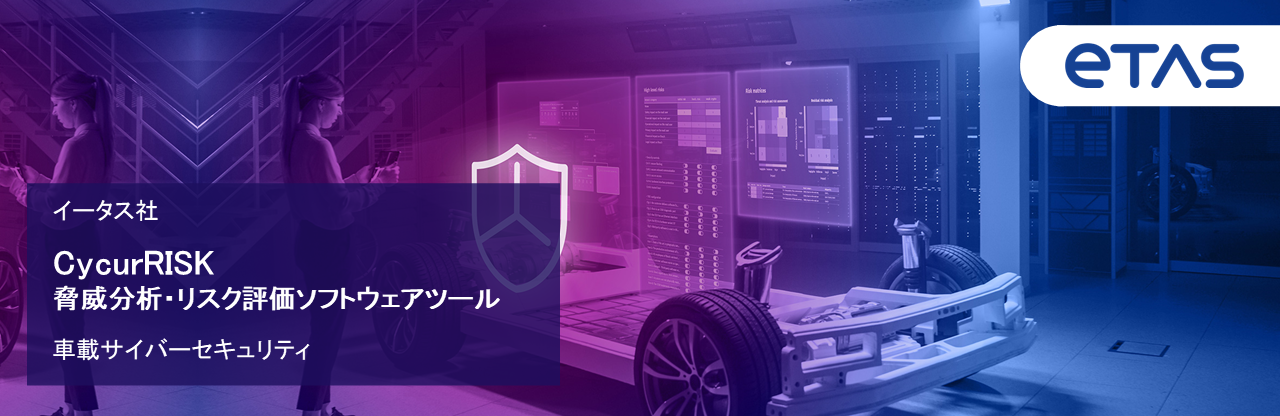 車載サイバーセキュリティ　脅威分析・リスク評価ソフトウェアツール　CycurRISK