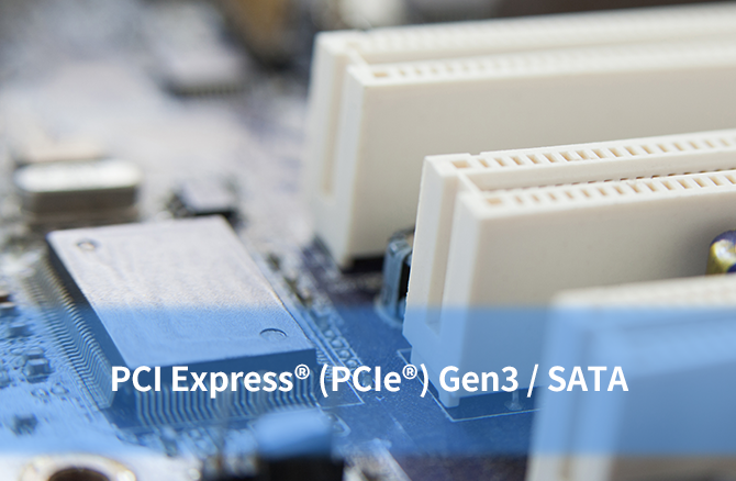 PCI Express® (PCIe®) Gen3 / SATA